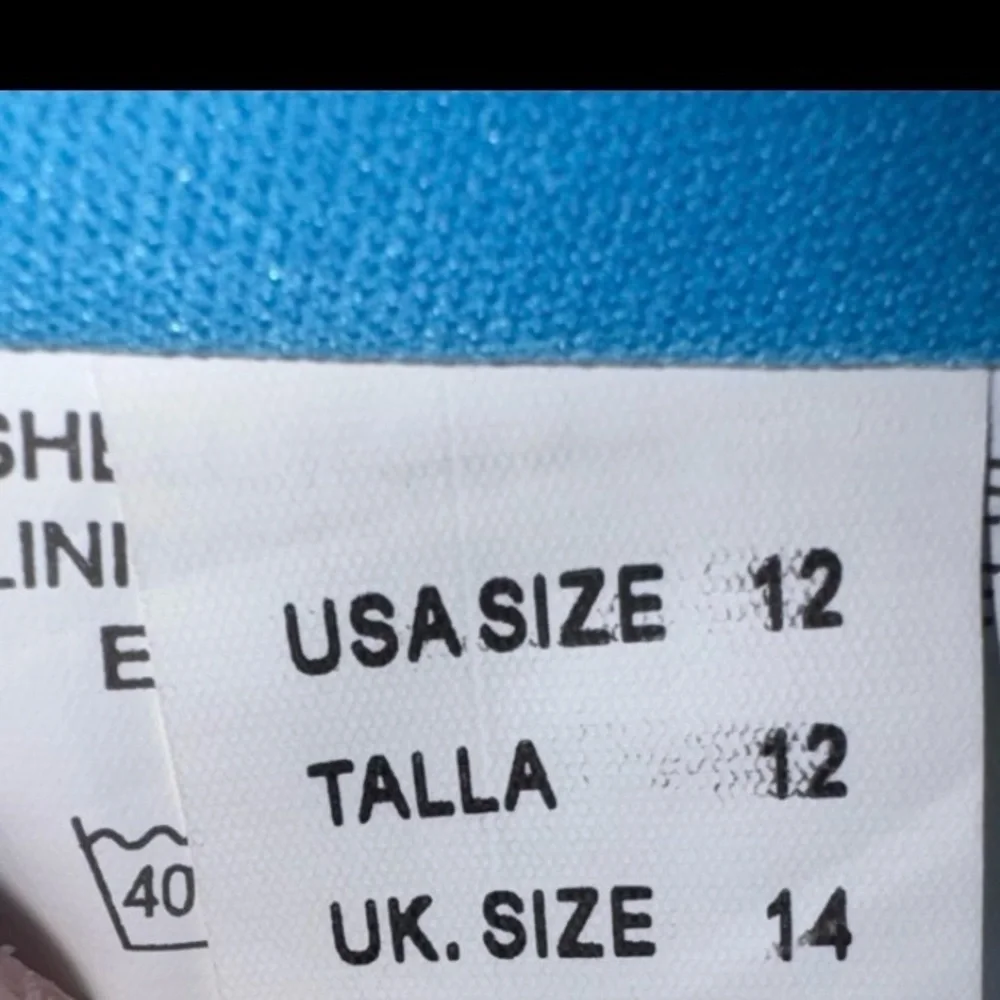 Morilee Prom Dress 12 Teal Sequin Mermaid Two Piece Formal Pageant Gown - Picture 10 of 12